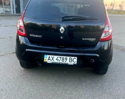 Черный Рено Сандеро, объемом двигателя 1.6 л и пробегом 200 тыс. км за 6200 $, фото 1 на Automoto.ua