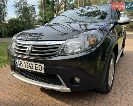 Чорний Рено Сандеро, об'ємом двигуна 1.6 л та пробігом 81 тис. км за 8700 $, фото 91 на Automoto.ua