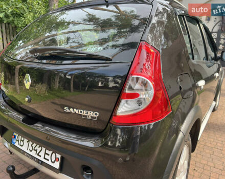 Чорний Рено Сандеро, об'ємом двигуна 1.6 л та пробігом 81 тис. км за 8700 $, фото 97 на Automoto.ua