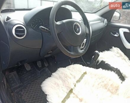 Черный Рено Сандеро, объемом двигателя 1.6 л и пробегом 222 тыс. км за 5900 $, фото 3 на Automoto.ua