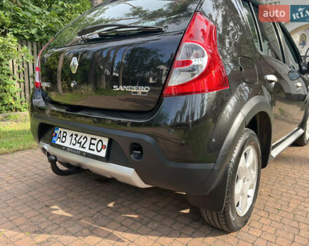 Чорний Рено Сандеро, об'ємом двигуна 1.6 л та пробігом 81 тис. км за 8700 $, фото 98 на Automoto.ua