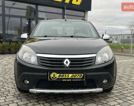 Чорний Рено Сандеро, об'ємом двигуна 1.6 л та пробігом 137 тис. км за 7200 $, фото 1 на Automoto.ua