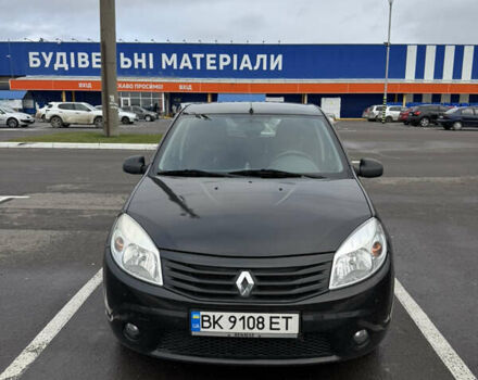 Черный Рено Сандеро, объемом двигателя 1.39 л и пробегом 112 тыс. км за 6000 $, фото 4 на Automoto.ua
