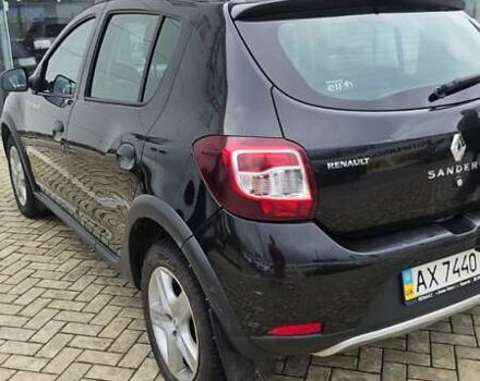 Черный Рено Сандеро, объемом двигателя 1.6 л и пробегом 160 тыс. км за 9000 $, фото 1 на Automoto.ua