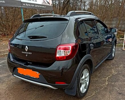 Черный Рено Сандеро, объемом двигателя 1.6 л и пробегом 48 тыс. км за 8500 $, фото 1 на Automoto.ua
