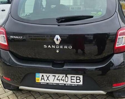 Черный Рено Сандеро, объемом двигателя 1.6 л и пробегом 160 тыс. км за 9000 $, фото 4 на Automoto.ua
