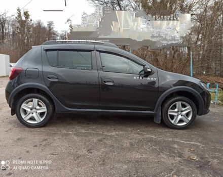 Черный Рено Сандеро, объемом двигателя 1.6 л и пробегом 48 тыс. км за 8500 $, фото 1 на Automoto.ua