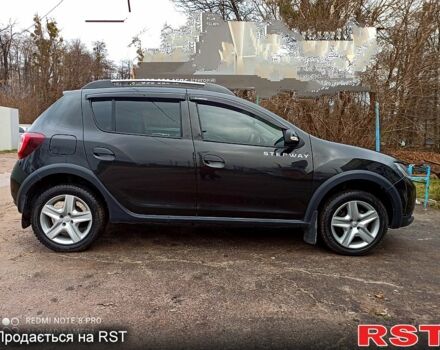 Черный Рено Сандеро, объемом двигателя 1.6 л и пробегом 48 тыс. км за 8500 $, фото 2 на Automoto.ua