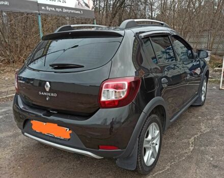 Черный Рено Сандеро, объемом двигателя 1.6 л и пробегом 48 тыс. км за 8500 $, фото 2 на Automoto.ua