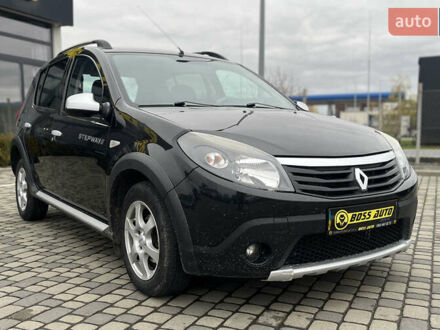 Чорний Рено Сандеро, об'ємом двигуна 1.6 л та пробігом 137 тис. км за 7200 $, фото 1 на Automoto.ua
