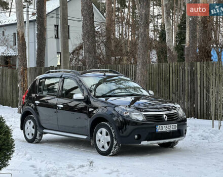 Чорний Рено Сандеро, об'ємом двигуна 1.6 л та пробігом 79 тис. км за 8850 $, фото 1 на Automoto.ua