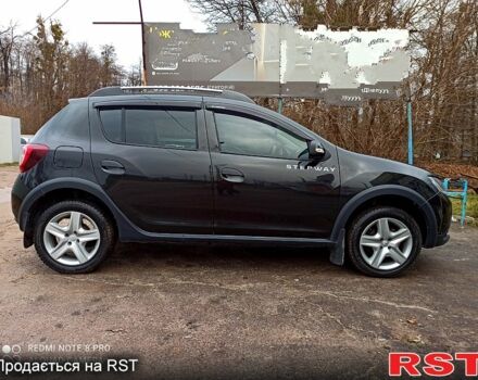 Черный Рено Сандеро, объемом двигателя 1.6 л и пробегом 48 тыс. км за 8200 $, фото 1 на Automoto.ua