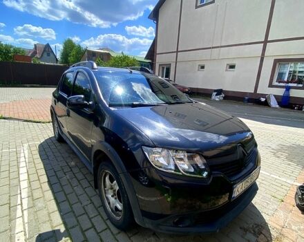 Черный Рено Сандеро, объемом двигателя 1.6 л и пробегом 67 тыс. км за 8000 $, фото 1 на Automoto.ua