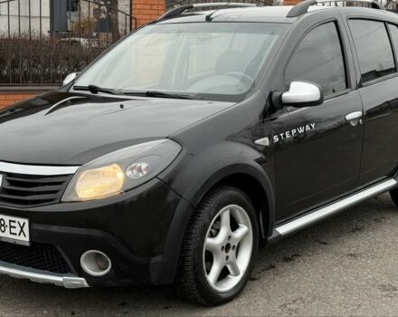 Чорний Рено Сандеро, об'ємом двигуна 1.6 л та пробігом 180 тис. км за 5300 $, фото 1 на Automoto.ua