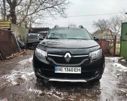 Черный Рено Сандеро, объемом двигателя 1.5 л и пробегом 108 тыс. км за 8000 $, фото 1 на Automoto.ua