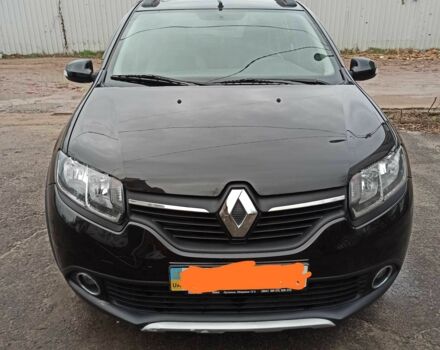 Черный Рено Сандеро, объемом двигателя 1.6 л и пробегом 48 тыс. км за 8500 $, фото 1 на Automoto.ua