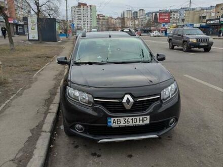 Рено Сандеро 2014 в Киеве на Automoto.ua Черный Рено Сандеро, объемом двигателя 1.46 л и пробегом 154 тыс. км за 8500 $, фото 1 на Automoto.ua