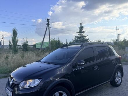 Черный Рено Сандеро, объемом двигателя 1.6 л и пробегом 200 тыс. км за 7495 $, фото 1 на Automoto.ua