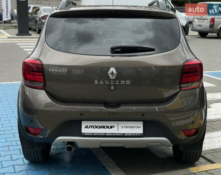 Коричневый Рено Сандеро, объемом двигателя 0.9 л и пробегом 72 тыс. км за 10500 $, фото 3 на Automoto.ua