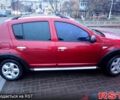 Красный Рено Сандеро, объемом двигателя 1.6 л и пробегом 161 тыс. км за 6200 $, фото 1 на Automoto.ua