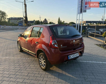 Рено Сандеро 2011 в Львове на Automoto.ua Красный Рено Сандеро, объемом двигателя 1.39 л и пробегом 252 тыс. км за 3700 $, фото 6 на Automoto.ua