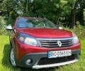Красный Рено Сандеро, объемом двигателя 1.6 л и пробегом 179 тыс. км за 5200 $, фото 1 на Automoto.ua