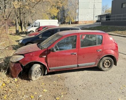 Красный Рено Сандеро, объемом двигателя 1.4 л и пробегом 150 тыс. км за 1500 $, фото 2 на Automoto.ua