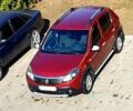 Красный Рено Сандеро, объемом двигателя 1.6 л и пробегом 125 тыс. км за 7850 $, фото 1 на Automoto.ua