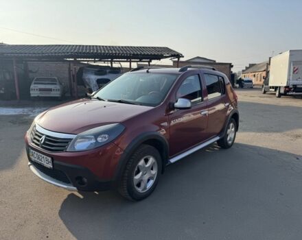 Красный Рено Сандеро, объемом двигателя 1.6 л и пробегом 76 тыс. км за 6800 $, фото 3 на Automoto.ua