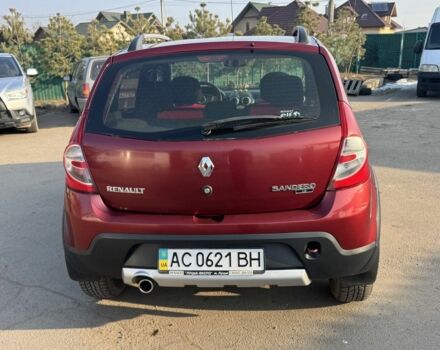 Красный Рено Сандеро, объемом двигателя 1.6 л и пробегом 76 тыс. км за 6800 $, фото 10 на Automoto.ua