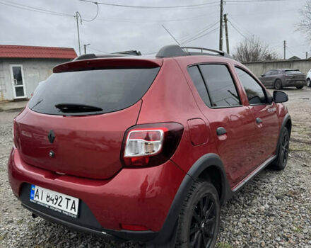 Красный Рено Сандеро, объемом двигателя 1.46 л и пробегом 141 тыс. км за 8800 $, фото 5 на Automoto.ua