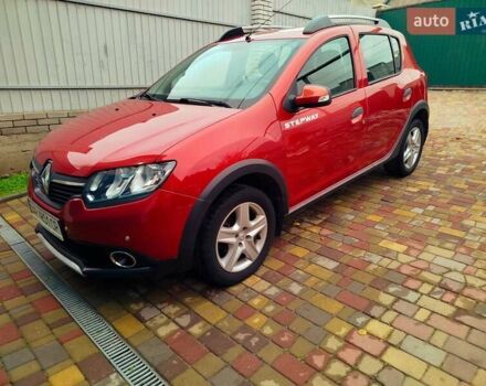 Красный Рено Сандеро, объемом двигателя 1.46 л и пробегом 80 тыс. км за 7777 $, фото 5 на Automoto.ua