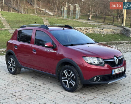 Красный Рено Сандеро, объемом двигателя 1.6 л и пробегом 88 тыс. км за 8799 $, фото 12 на Automoto.ua