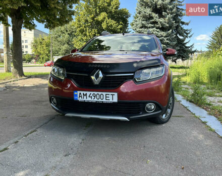 Червоний Рено Сандеро, об'ємом двигуна 1.6 л та пробігом 133 тис. км за 9150 $, фото 1 на Automoto.ua