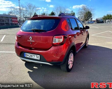Червоний Рено Сандеро, об'ємом двигуна 1.6 л та пробігом 62 тис. км за 7950 $, фото 4 на Automoto.ua