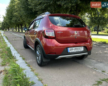 Червоний Рено Сандеро, об'ємом двигуна 1.6 л та пробігом 133 тис. км за 9150 $, фото 8 на Automoto.ua
