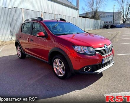 Червоний Рено Сандеро, об'ємом двигуна 1.6 л та пробігом 62 тис. км за 7950 $, фото 6 на Automoto.ua
