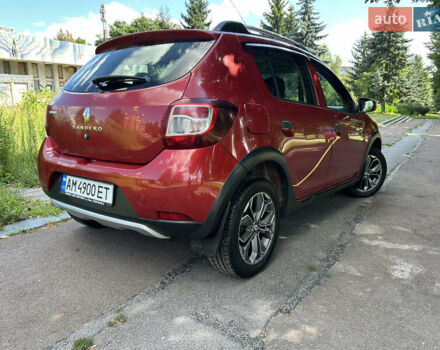 Червоний Рено Сандеро, об'ємом двигуна 1.6 л та пробігом 133 тис. км за 9150 $, фото 6 на Automoto.ua
