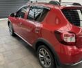 Красный Рено Сандеро, объемом двигателя 0.9 л и пробегом 78 тыс. км за 9000 $, фото 2 на Automoto.ua