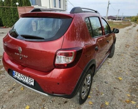 Червоний Рено Сандеро, об'ємом двигуна 0.9 л та пробігом 92 тис. км за 8300 $, фото 7 на Automoto.ua