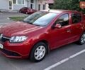 Красный Рено Сандеро, объемом двигателя 0.9 л и пробегом 49 тыс. км за 8000 $, фото 1 на Automoto.ua