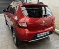 Красный Рено Сандеро, объемом двигателя 0.9 л и пробегом 78 тыс. км за 9000 $, фото 3 на Automoto.ua