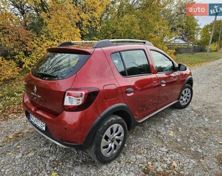 Красный Рено Сандеро, объемом двигателя 0.9 л и пробегом 92 тыс. км за 9000 $, фото 8 на Automoto.ua