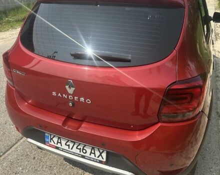 Красный Рено Сандеро, объемом двигателя 0.9 л и пробегом 125 тыс. км за 9300 $, фото 14 на Automoto.ua