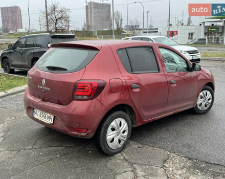 Красный Рено Сандеро, объемом двигателя 1 л и пробегом 80 тыс. км за 6200 $, фото 1 на Automoto.ua