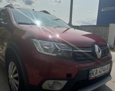 Красный Рено Сандеро, объемом двигателя 0.9 л и пробегом 125 тыс. км за 9300 $, фото 4 на Automoto.ua