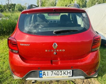 Красный Рено Сандеро, объемом двигателя 0.9 л и пробегом 105 тыс. км за 4450 $, фото 4 на Automoto.ua