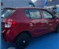 Красный Рено Сандеро, объемом двигателя 1.1 л и пробегом 186 тыс. км за 5650 $, фото 1 на Automoto.ua