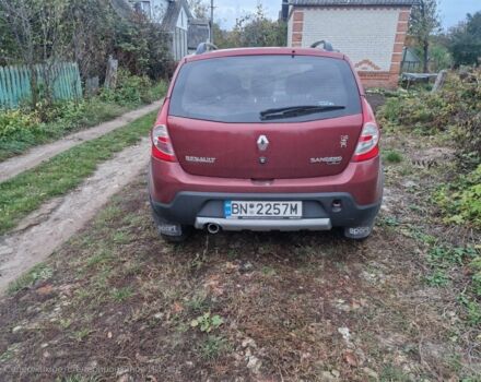 Красный Рено Сандеро, объемом двигателя 1.6 л и пробегом 97 тыс. км за 7000 $, фото 6 на Automoto.ua