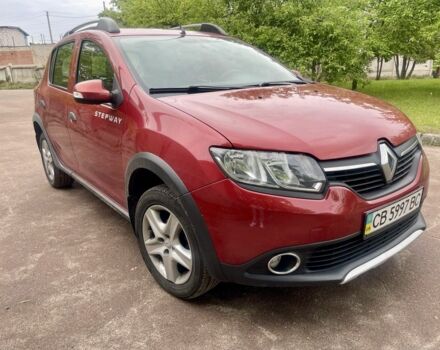 Красный Рено Сандеро, объемом двигателя 1.5 л и пробегом 122 тыс. км за 7800 $, фото 2 на Automoto.ua